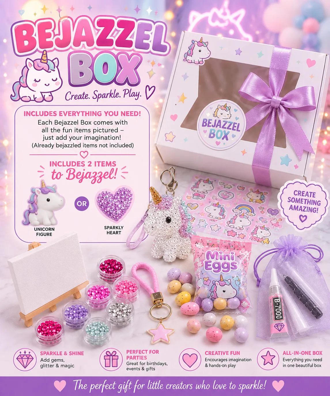 Magical Unicorn Bejazzel Box