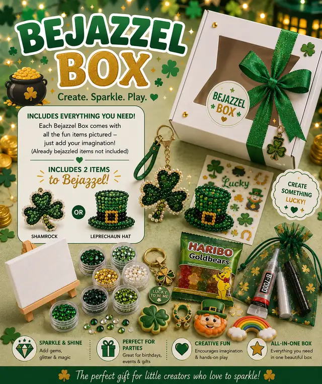 St Patrick's Day Bejazzel Box